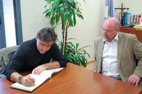 El delegat del Govern de la Generalitat visita Llavaneres