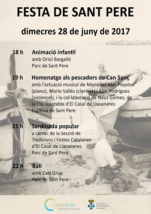 Cartell revetlla de Sant Pere