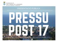 Consulta la presentaci&oacute; realitzada sobre el pressupost 2017