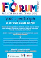 Flyer F&ograve;rum d'Educaci&oacute;
