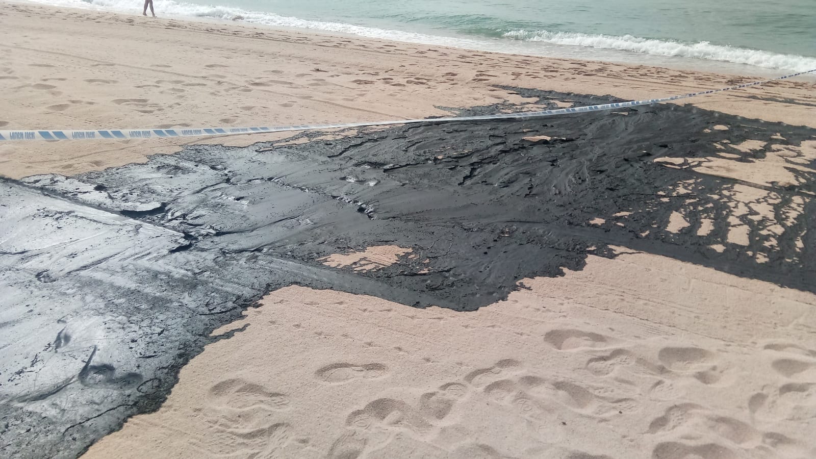 Taca a la platja