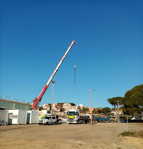 Obres de la nova marquesina