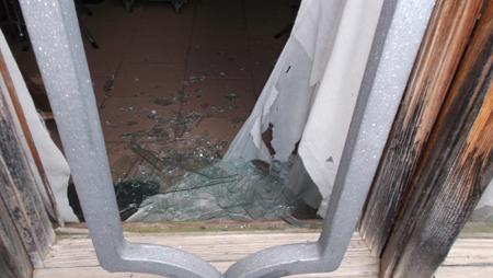 Acte d'incivisme a Can Caralt