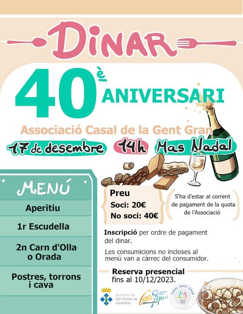 cartell 40 aniversari