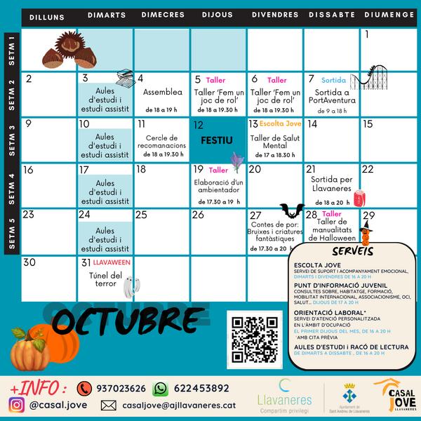 Rètol_activitats octubre