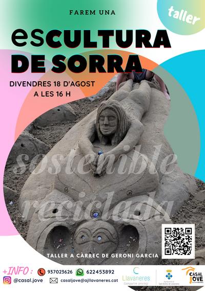 Rètol_taller escultura sorra1