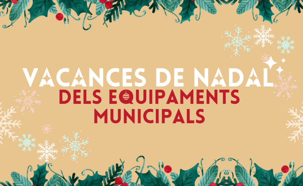 Portada equipaments municipals vacances