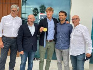 Acte d'homenatge al regatista del CN El Balís, Florian Trittel.