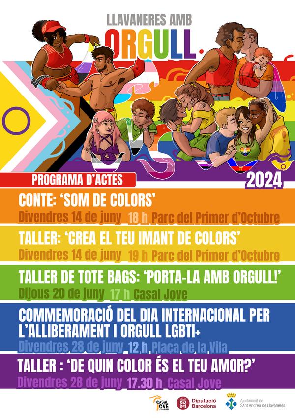 Rètol_programa d'actes Orgull LGBTI+