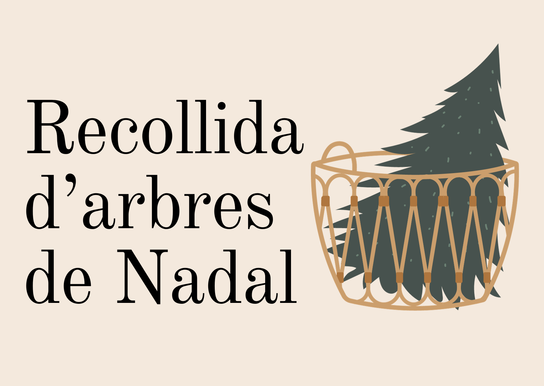 Recollida d'arbres de Nadal