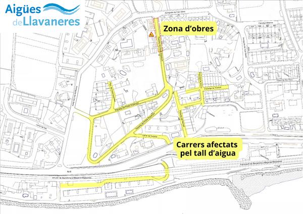 Carrers afectats