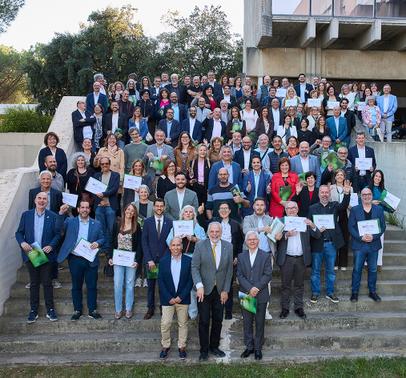 Acte de lliurament del segell Infoparticipa