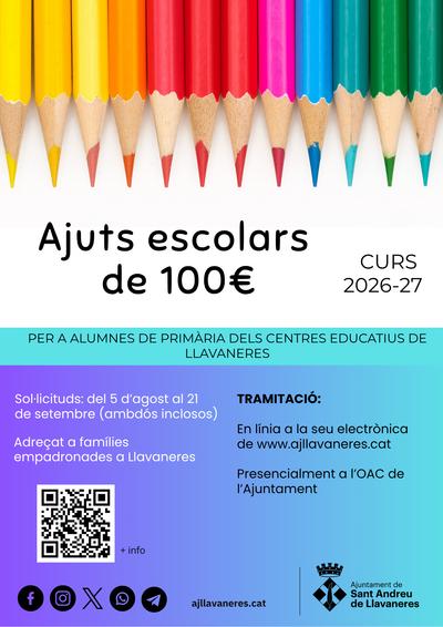 Cartell Ajuts 100