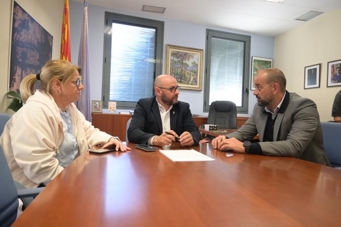 Visita del diputat Xesco Gomar