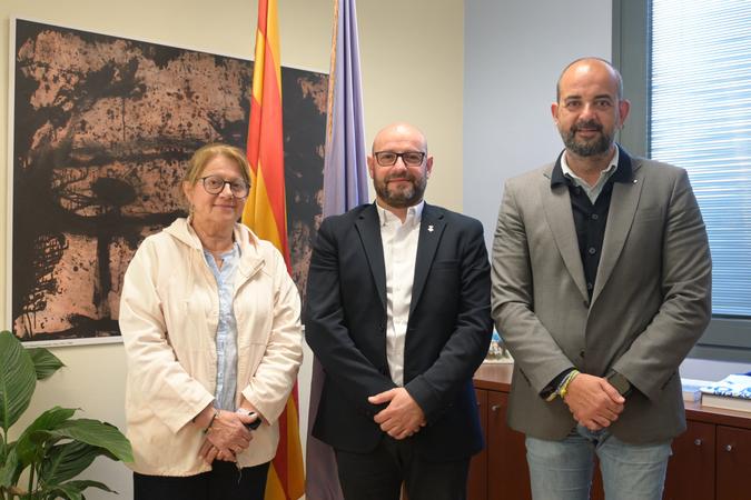 Visita del diputat Xesco Gomar