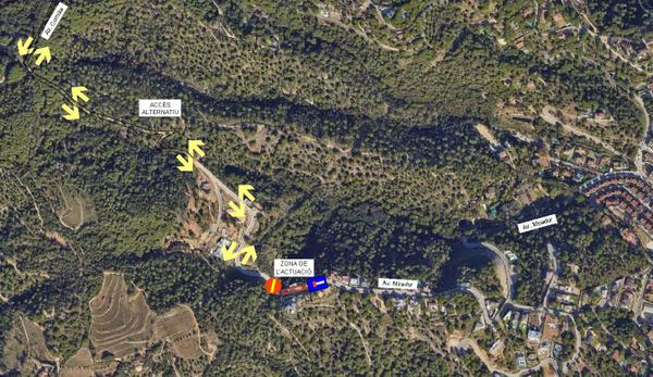 Afectacions de tr&agrave;nsit avinguda del Mirador