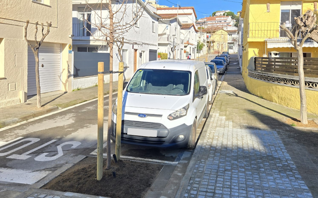 Obres de reurbanitzaci� del carrer Joaquim Vives
