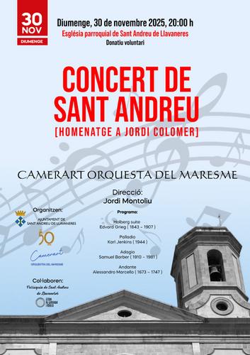 Programa Concert de Sant Andreu