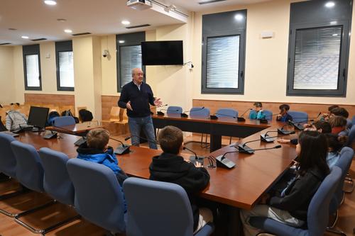 Visita alumnes de 4rt de primària Jaume Llull