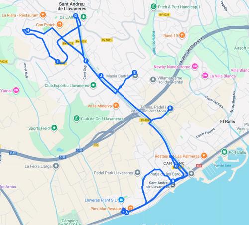 Itinerari bus escolar