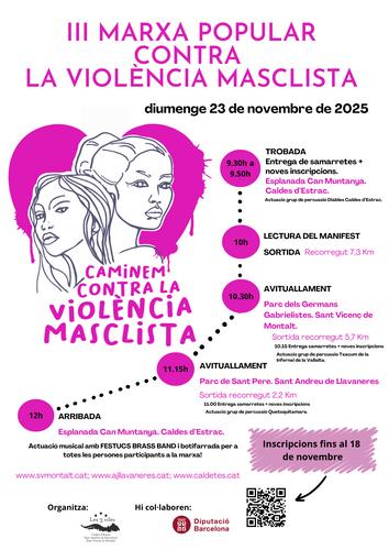 3a Marxa contra la violència de vers les dones