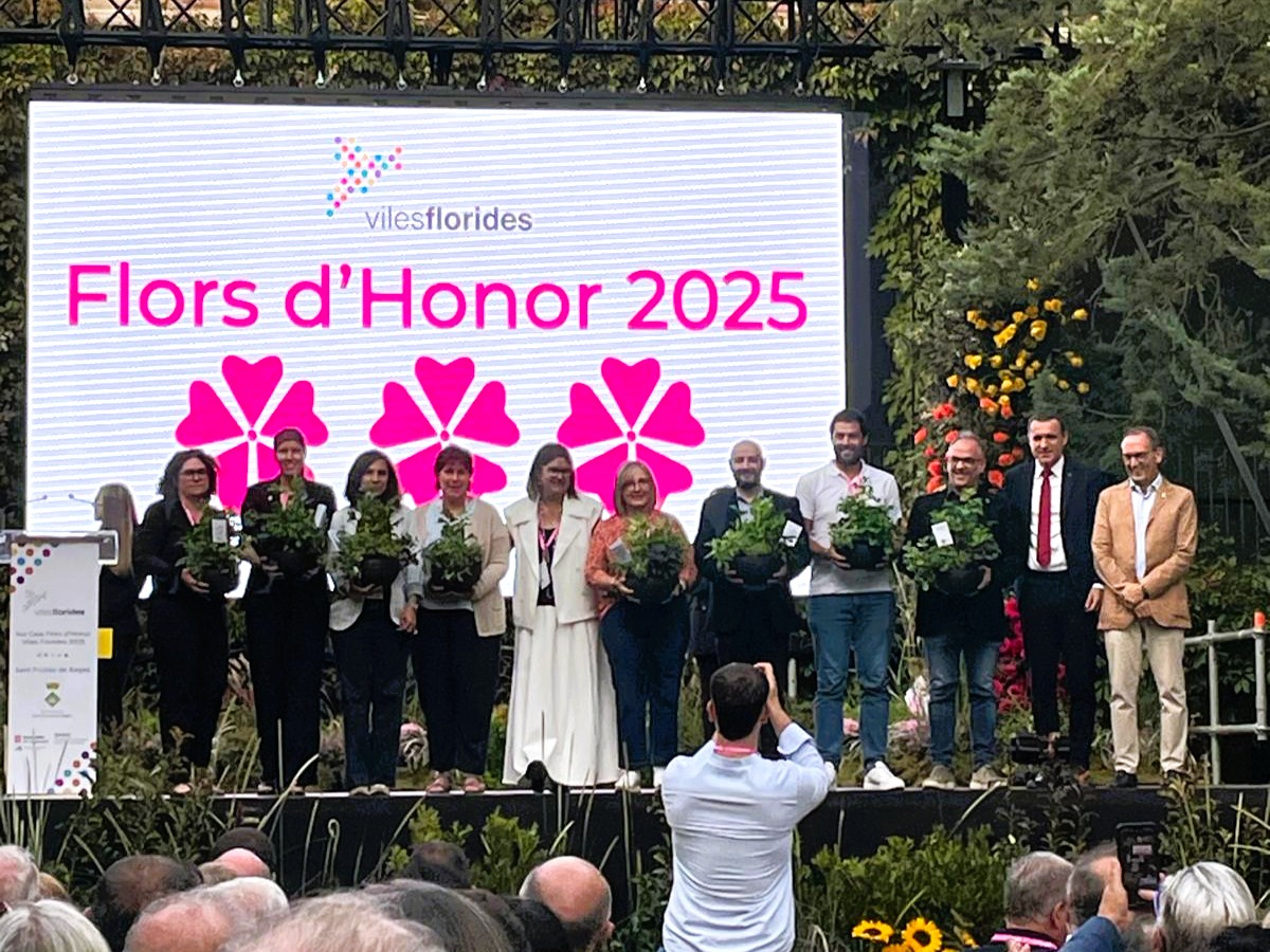Lliurament de les flors d'honor
