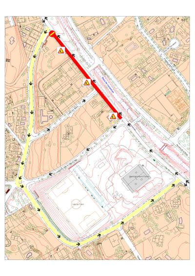 Desviament obres av. Sant Andreu