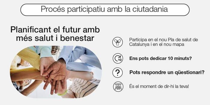 Qüestionari nou Pla de Salut de Catalunya