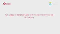 Pla d´usos comercials i modernització del mercat