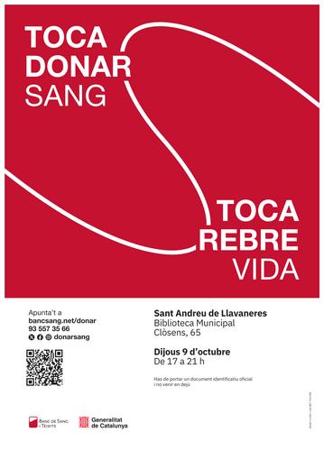 Campanya donació de sang octubre