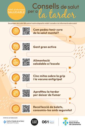 Punt d'informació saludable tardor