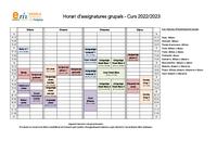 Graella horaris grupals EMM - Curs 22-23