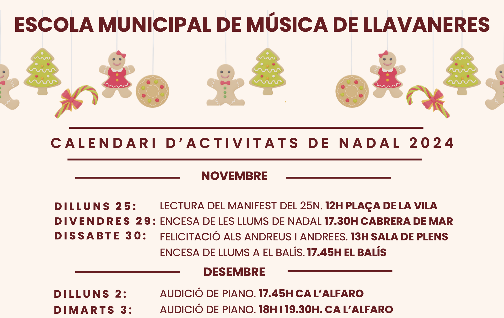 Calendari de Nadal EMM retall