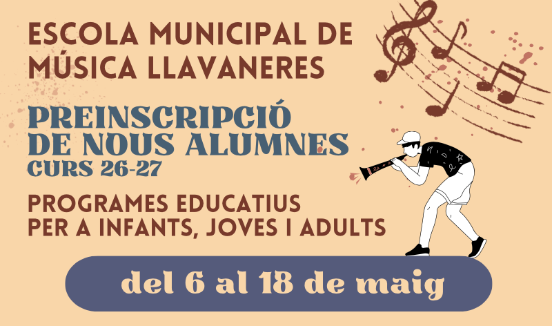 Preinsripci� nous alumnes 26-27