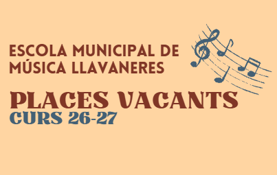 Places vacants 26-27